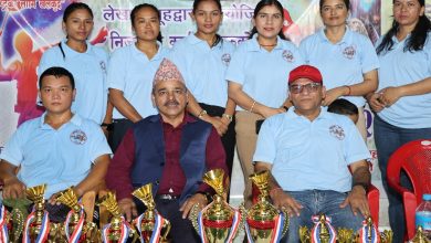 सिन्धुलीमा लेखा समूहद्वारा खुला ब्याडमिन्टन प्रतियोगिता